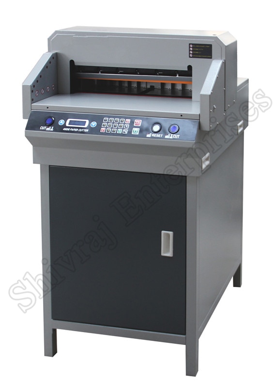 Max.Cutting width: 460X460mm Max. cutting height: 60mmMin.Cutting depth: 40mmPrecision:±0.3mmClamp paper: AutomaticPush paper: AutomaticCutting length behind knife:460mmTable length infront knife:235mmSafely:IR BarPower:AC 220V/110V±10%50HZ(60HZ) 750WShipping Dimension(mm):935X810X810mmGross Weight :146KGSPRICE:78100/-+ GST