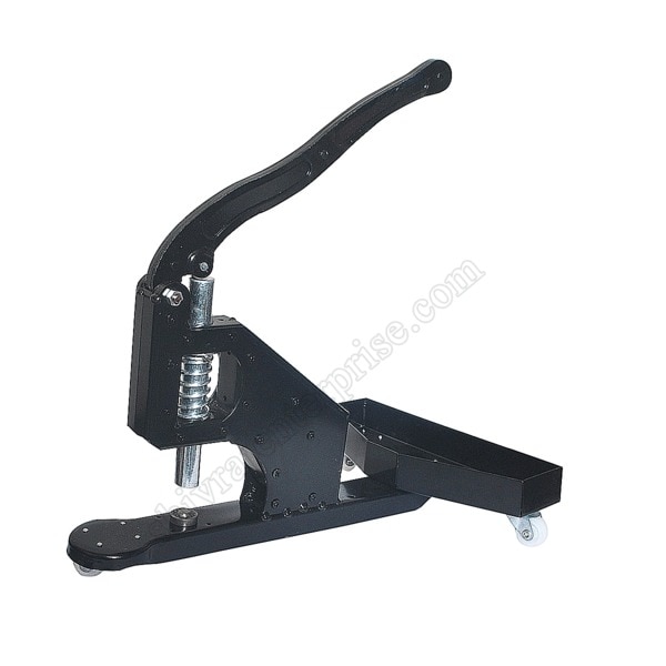Size Available:-3mm,4mm,5mm,7mm,8mm,10mm,12mm,14mm,15mm,18mm,20mm.Paking size for eyelet machine:495*395*325mmEyelet Size : 10mm&12mmPower Source : manualWeight : 10 kgPRICE :1416/-+GST