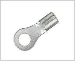 We have a complete automated manufacturing plant from Blanking to Soldering. Which ensures high speed production helping to give consistent quality and cost effective copper crimp terminals in copper ring.Feature : Sheet Metal Terminal with Brazed seamMaterial : Electrolytic copperFinish : Electro Tinned