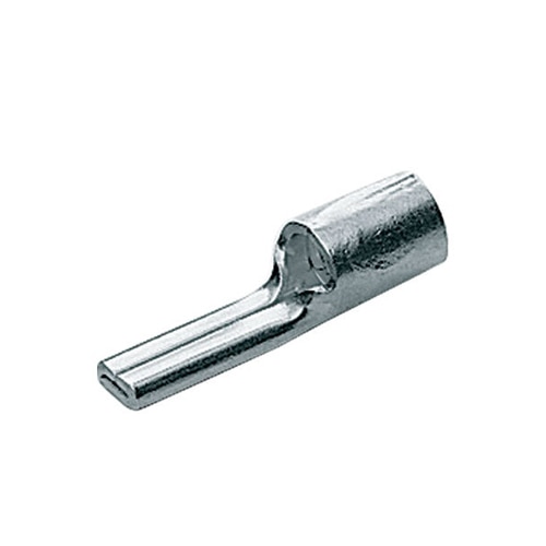 We have a complete automated manufacturing plant from Blanking to Soldering. Which ensures high speed production helping to give consistent quality and cost effective copper crimp terminals in  copper pin.Feature : Sheet Metal Pin Terminal With Brazed SeamMaterial : Electrolytic CopperFinish :  Electro Tinned