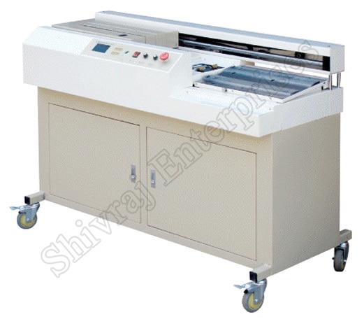 Products information:Fully Automatic OperationElectric Eye DetectionHigh Speed Alloyed Milling CutterMax. Binding Length : 460mmMax. Binding Thickness : 60mmBinding Speed : 50 - 500 books/hour (adjustable)Milling : High Alloyed Steel End MillBinding In page : Folding SheetHeat Up time : 20-26 minutesPower : 220v/50hz/1.6kwNet Weight : 230 kgsGross Weight : 260 kgsDimension(L*W*H) : 1450*650*1100mmMilling Cutter Way : Double-Decked 24 Measure Only The Milling CutterPRICE:286000/-+ GST