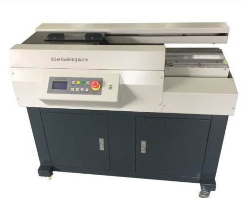 The max length of binding book:430MM(A3) The max thickness of binding book:60mmBinding speed:200-300 books/hSlippage type:beelineGlue melt time:about 25minutesElectric:220v 50hz 2200wPacking size of the machine:1500*530*980mmMachine weight:200KGSHave side glue function168000/-+GST
