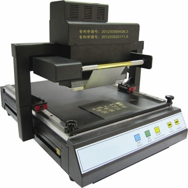 Products information:Printing Speed : A/4, A/5Printing Head Width : 219mmMax. Printing Thickness : 75mmMax. Printing Width : 370mmMax. Printing Length : 420mmPrinting Media : PVC Card, Leather, Sticky Notes, Fabric, Ribbon, etcSupport : Win7 , XPMachine Power : 110v/220v / 50/60Hz / 380WMachine Weight : 50 KgsMachine Size : 685*555*490mmPRICE:165000/+ GST