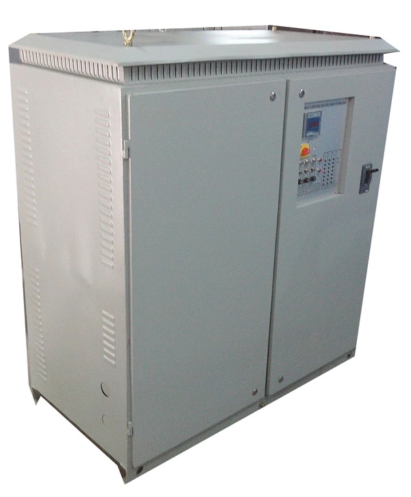 POWERTRON offers SERVO CONTROLLED STABILIZERS ranging from 1KV to 500KV which are available in Air cooled & oil cooled.