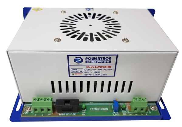 POWERTRON offers DC DC CONVERTER ranging from 5W to 10KW and come in a wide variety of Open frame, Enclose type, Chassis mounting, DIN Rail with total custom build solution.