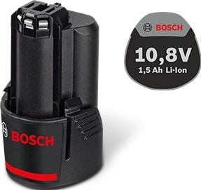 The Compact 10.8 volt batteries with 1.5 Ah•	Min. 15% more run time compared to 1,3Ah battery•	The most compact and lightest battery in its class•	100% compatible: to all Bosch Blue Li-Ion tools and chargers within same voltage class•	Specification Battery voltage	- 10.8 VWeight	- 200 gWe are authorised service centre for BOSCH Power Tools. Tel : 022-23736027 For sales : + 918017265815, sale@fairtradecorp.in