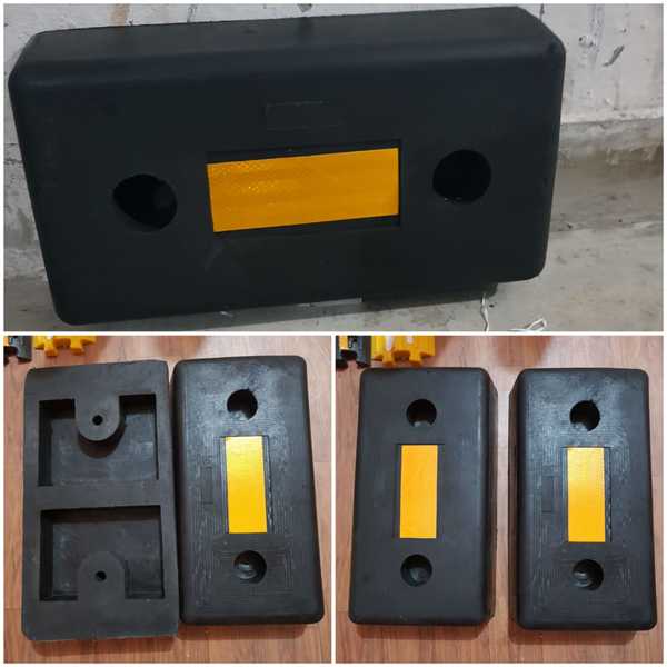 RUBBER DOCK BUMPER.SIZE - 450X240X100MMWEIGHT 11.5KGAPPLICATION- WAREHOUSES, DOCKS.