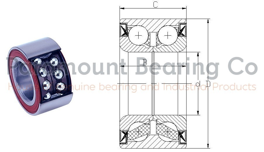 Axial angular contact ball bearingsMAKE : INA