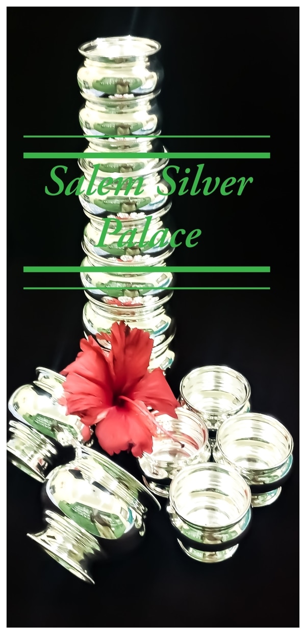 Silver Plain sandana kinnam with paadam(Gemini cup). It can be used as multiple purpose bowl. Weight range starts from 25 gmsFor wholesale and retail orders contact us www.salemsilverpalace.in 9894353579Silver wholesaleSalemTaminadu
