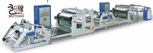 Main features: 1. To extend the design of the distance between the second unwinding and the composite makes the edge effect more ideal. 2. The unwinders use EPC. 3. Unwind is equipped with electric lifting material function Application: RTS hot melt adhesive lamination machine is mainly used in stickers products, such as stickers trademark paper, double-sided tape, foam tape, cloth tape , Kraft paper tape, the US profile paper tape, fiber tape, etc. Technical parameters:Type No. RTSCoating width 400-2500mmCoated cloth amount 10-200 g / ㎡Coating speed 80 M / minUnwinding diameter 1000mmWinding diameter 1000mmCorrection device 1setsLength 8400mmHeight 2350mm