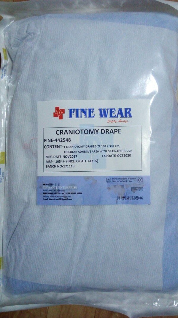 CRANIOTOMY DRAPE