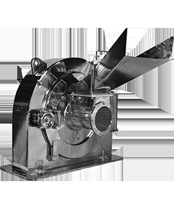 Pin Mill is designed for finer mesh grinding of different materials, which are heated during grinding. The RPM of machine is varying from 2000 to 5000 depending on material to be pulverized. The output mesh size is also variable from material to material. This is an ideal solution for size reduction for foodstuff. It is available with water-cooling jacket on special requirements. Uniform output & easy to operate and maintain are the distinctive features of Pin Mill.