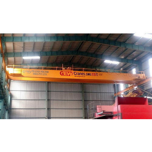 Product Details:Max Height	0-20 feetColor	Yellow, Red, Orange, GreenCapacity	0-5 ton, 5-10 ton, 10-15 ton, 15-20 ton, 20-25 ton, >25 tonPower Source	ElectricWe are offering Double Beam EOT Crane to our client.Features:SturdinessNoiselessLonger working life