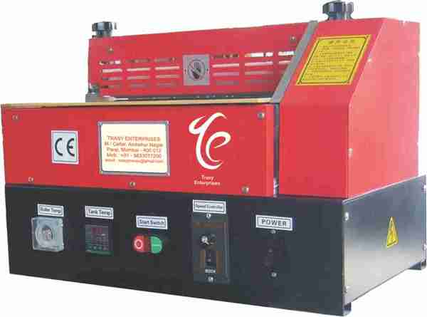 Product Description Features: Infinite lengths, Cost-effective, Easy-to-install, High adhesion capacity, Durability, Air permeability, Heat resistance, Low temperature, Aging resistance Gluing method:Coting in spots, strips, web, flat or edge coating. Applications:Big Area coating in footwear, Leather wares, Paper boxes, Decorations, Building materials, Sprorts instruments. Etc. SPECIFICATION: ITEM UNIT TE-GL830 TE-GL860 TE-GL880Tank Capacity L 4.0 10.0 18.0Max. malting rate KG\HOUR 6.0 14.0 20.0Max. Operation temp. °C 220 200 200Melt Power Watt 2250 3600 4500Motor power Watt 90 180 200Coating width MM 300 600 800Max. Viscosity Cps 100,000 100,000 100,000Power Requirement Single Phase (1Φ), 230 V
