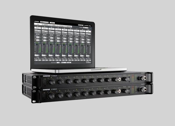 Digital IntelliMix Automatic Mixer offers 8 input and 2 output channels to deliver seamless automatic mixing for optimized audio.