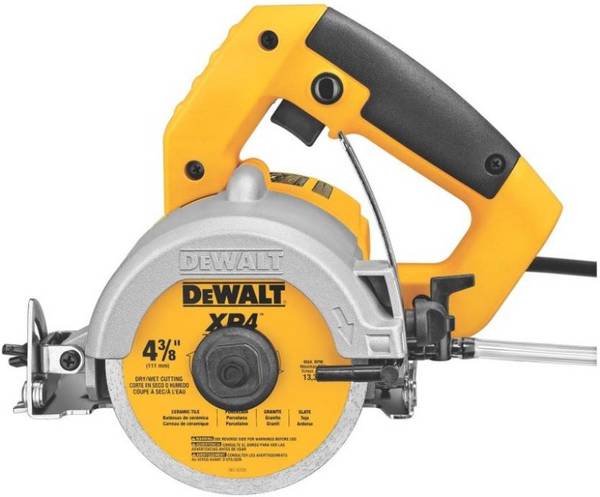 DEWALT DW862 110 mm Tile Cutter.•	Tile saw for cutting marble granite and other porcelain stones.•	Target applications are mainly for floor work , can be used with wet kit for wet operation to ensure longer life of the cutting blade •	No bevel function.•	Wet/Dry lock On switch .SpecificationPower – 1270WSpeed – 13500 rpmWheel Size – 110mmCutting capacity – 34mmWeight – 3 KgWe are authorised service centre for DEWALT Power Tools. Tel : 022-23736027 For sales : + 918017265815, SALE@FAIRTRADECORP.IN
