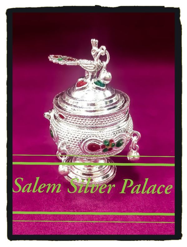 Silver Kumkuma Chimilzh