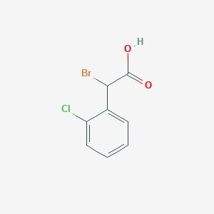 Alpha-Bromo-O-Chlorophenyl Acetic Acid manufacturer, supplier, importer, dealer, distributor, trader, exporter that is used in pharma intermediate, catalyst, bulk drugs, apis, pharma chemicals, active pharmaceutical ingredients, additives, contract manufacturing, chemical compound for pharmaceutical and chemicals process industry available at best price.