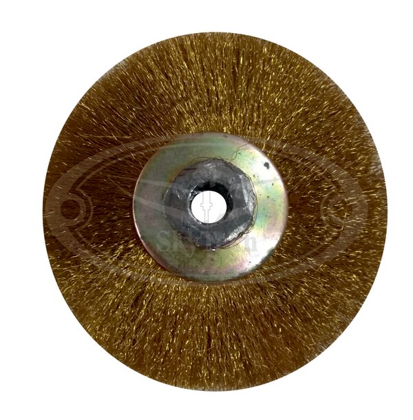 Brass wire brush for gold jewelry polishing cleaning