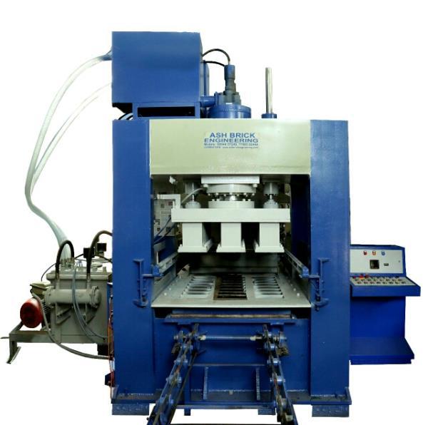 Automatic hydraulic fly ash brick making machine