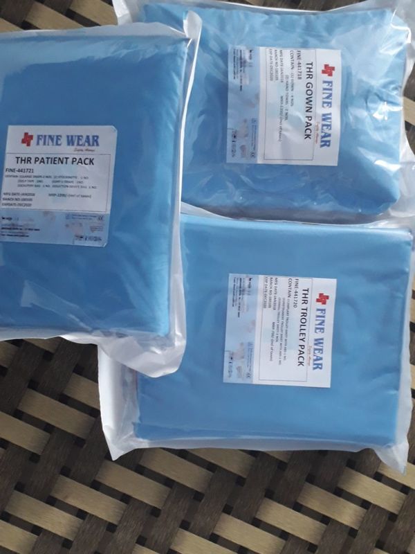 Patient pack, Gown pack, Trolley pack