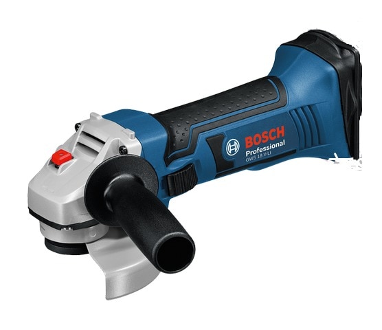 Technical SpecificationNo-load speed -	10000 rpmBattery voltage	- 18 VTools	Grinding/cutting disc, diameter	- 115 mmRubber backing pad, diameter	- 115 mmSurface grinding (roughing)	Vibration emission value ah - 6 m/s²Uncertainty K -	1.5 m/s²Sanding with sanding sheet	Vibration emission value ah - 2.5 m/s²Uncertainty K	- 1.5 m/s² Benefits1.	The most powerful 18-volt angle grinder2.	High-performance 4-pole motor3.	M14 spindle for 115 mm discs – standard fitting4.	Electronic Cell Protection (ECP)IN THE BOX1 No – GWS 18 V-Li1 No - Auxiliary handle.1 No - Protective guard.* Battery and charger not includedManufactuer's warranty - 6 months (T & C apply)We are authorised service centre for BOSCH Power Tools. Tel : 022-23736027 For sales : + 918017265815, SALE@FAIRTRADECORP.IN