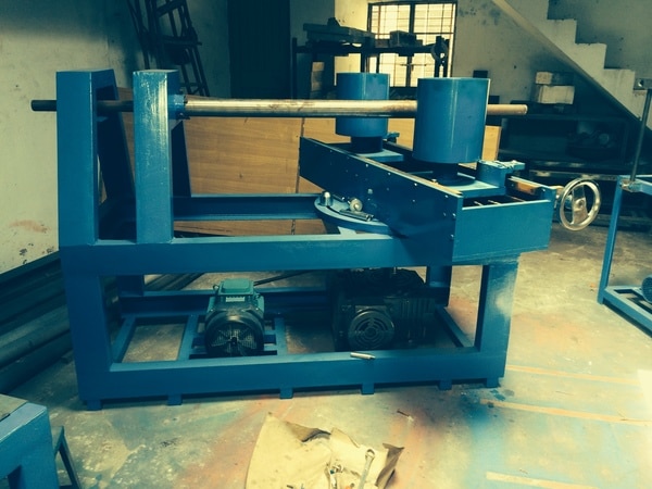 TECHNICAL SPECIFICATION Main Wall thickness - 25mm ( Mild Steel) Base mount by Machine - MS Structure Rewinding shaft lock - pneumatic Maximum Web Width - 1600mm Brake(rewinding side) - mechanical Rubber roll pressure - pneumatic Main motor - 5 h.p ABB Make Machine Speed - 150 Meter/Minute Unwinding Drive - Manual Brake Lay on Roller function - Chain Drive Max. Unwind Roll Weight - 500 Kg. Counter meter - digital Drive - 5 hp ABB/Schneider...make Rewind shaft - Air shaft 1 NOS Rewind shaft work - clock wise Knurling roll - m.s with Teflon coated. Pressure roll - silicon rubber roll with pneumatic pressure Unwind pressure roll - Aluminum with pressure cylinder for jumbo roll noiselessopeningELECTRICAL FEATURES 5 HP.A.C. Motor and Drive panel. Control panel attached with machine. Digital Electric Auto Stop Counter Meter. (Length Counting)PRODUCTION SPEED 0 Up to 150 meter per minute (Depending on Material)