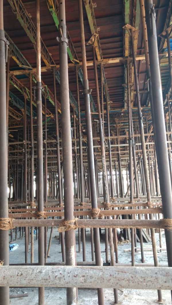 PT slab shuttering work Coimbatore ,India from LM &CO