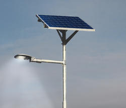 Our enterprise is providing an inclusive compilation of Solar Street Light. Our offered products can be acquired with us in assorted technical terms to meet the requirements of the several patrons. This product can also be altered in according to needs of our respected patrons. Moreover, this product is extremely valued by our patrons for their reliability and supreme quality.Features:High performanceEasy to installLong service life