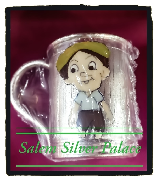 Silver tumblers. Kids collections. Weight 50 gms. Capacity 100ml. Cartoon images. For details contactSalem Silver Palace9894353579Silver wholesaleSalemTamilnaduIndia 🇮🇳