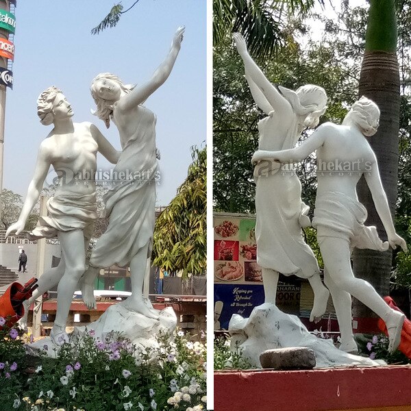 Romantic Couple sculpture