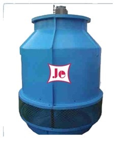 ROUND/BOTTLE COOLING TOWERRound Shape Cooling Tower CapacitiesRound Shape Cooling Tower are called as Bottle Shape Cooling Towers and Induced Draft Counter Flow Cooling Towers.Round Shape Cooling Tower CapacitiesRound Shape Cooling Tower gives 100% Cooling efficiencies it gives good appearance. Our Cooling Towers Capacities are ranging from 5 M3/Hr To 11000 M3/Hr and resulted differences in temperature availability of capacities from 5 TR T0 1000 TR in FRP type.FeaturesThe Bottle Shaped FRP Cooling Tower is utilized in several industries and has the following features.All the components have a modular and compact designThe casing and the design has an exclusive circular design. Therefore no impact of the direction of prevailing wind is encountered.This FRP water Cooling Tower has a very efficient sprinkler head system that is rotative and is made of aluminum alloyAxial flow fans that are designed aerodynamically with adjustable pitch are usedThe Bottle Shaped FRP Cooling Tower helps conserve powerQuiet operation is ensuredThe sump is given easy access with a galvanized mesh of hot dip. This is done to avoid entry to foreign objects into the water basinThe possibility of corrosion and rust gets minimized due to the framework steel components that are hot dip galvanized.Round Shape Cooling Tower CapacitiesThough the Cooling Tower maintenance is not difficult, it is important.Cooling Tower MaintenanceEfficient treatment of waterPrevent scale depositsDo way with or clean spray nozzles that get cloggedAdequate air flow should be ensuredRound shape Cooling Towers SparesPVC Fill : A good quality fill and is of long life too.Drift Eliminator: They carry over losses due to moisture drops.Sprinkler: Due to the even water distribution over the honey comb fills.Fan: Flow type fan that is Aero dynamically designed is of well balanced construction. we have availability of FRP fan and Aluminum fan