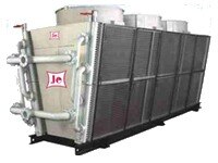 DRY COOLING TOWERSDry Cooling Towers are produced in forced drought and induced drought designs, and in Single and Multi-Fan Arrangements, Depending on customer specifications and requirements, We are the professional dry Cooling Tower and Air Cooled Condenser Manufacturers, Tubes in Copper and Fins are Aluminium MOC we use 5/8'' or 3/8'' OD copper tubes as per customer specification, all tubes are well expanded tested for pressure and leak.AdvantagesA great deal of water gets preserved on using dry Cooling Towers.Less or no preparation needed as atmospheric air is in abundanceNo formation of scale or heat exchanger cleaning is requiredThere are no mobile parts except for the fan and the motors. Hence the Cooling Tower maintenance is negligible.Dust, fly ash, living organisms or dirt do not get mixed up with process waterThere are no constraints placed on the location of plantNo corrosion caused by airThis Cooling Tower performance ensures minimal environmental impactReduced annual operating expensesApplicationsPredominantly used for air compressor and power generating units for applications of engine water cooling. Petroleum plant, power utility, steel manufacturing industry, cement, sugar factories , chemical and gas-processing industrials.