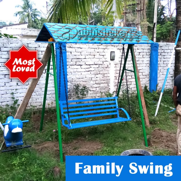 Capacity : 3 seaterWe are manufacturing garden family swing in Kolkata West Bengal India.family swing, swing sets, playground set, outdoor swing sets, childrens swing, outdoor swing, garden swing, double swing, swing, kids playground, swing manufacturer in kolkata, lawn swing manufacturer in kolkata, swing family manufacturer in kolkata, family swing set manufacturer in kolkata, 3 seater swing manufacturer in kolkata