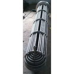 Product Details:Range	10mm OD to 50.8 mm ODOuter Diameter	6.00mm to 101.60mmLength	0.70mm to 8.00 mmWe are manufactured U Tube Bundle Heat Exchanger. We are specialist for U Bend making as per ASME Standards. We have make all the types of U Tube bended like as Stainless Steel (304, 304 L, 316, 316 L, Copper Tubes (Annealed, Temper Tubes ), Titanium Tubes, Aluminium Tubes, Carbon Steel Tubes SA 213. Our Design department calculated Thinning Calculation of Tube bend as per the Process medium Flow rate requirement. It can be very easily make removable and cleaning.Design Features :Our Team perfectly designed for ExchangerCalculated Thinning calculation as per the ASME Standard Formula on U Bend PortionPerfect suitable space calculating Size for Baffle Plate, Spacer Tubes, Tie RodCalculated Flow Analysis in CFD SimulationAdvantages :One Tube Sheet is used onlyTwo Pass medium Flow. So get More cooling better than fixed type heat exchangerMore EfficiencyIn this type of U Bundle perfectly matched for Kettle Type Re BoilerLow Cost compare than fixed type heat exchangerEasily will do Service and Cleaning