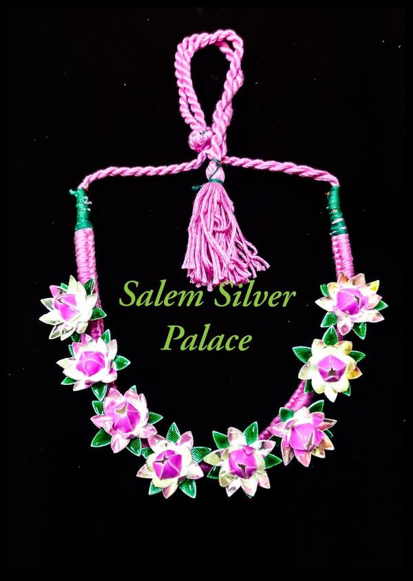 Akshya Trithiya collections. May 7th 2019. Silver Fancy Lotus garland. It is commonly used for decorating goddesses. Buy this auspicious lotus garland on the auspicious day. For details contactSalem Silver Palace9894353579Silver wholesaleSalemTamilnaduIndia 🇮🇳