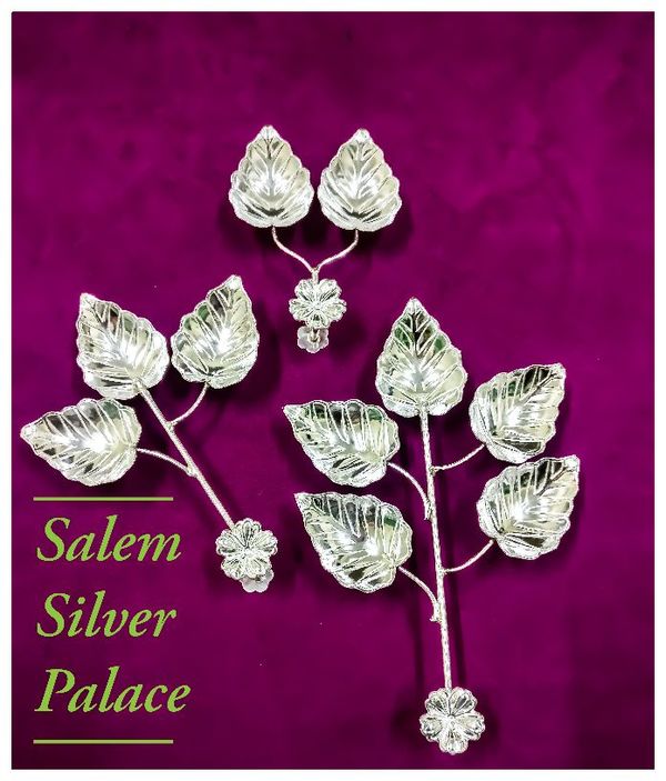 Silver Betel Leaf With Holder