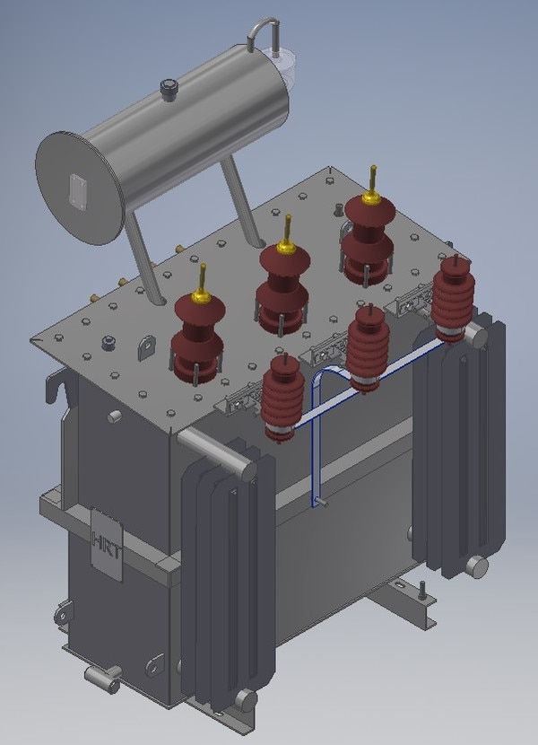 100 KVA, 11kV/433V, 3 Phase, 50 Hz, Aluminium Wound, Oil cooled Transformer as per ISI marked, IS 1180 Level 2, BEE Star 1 Rated.