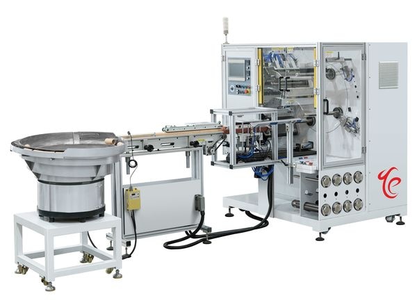 The machine adopts accurate flatten die-cutting system, material towing controlled by servo motor, web-guiding by three photoelectric eyes. Die cutting, waste rewinding and finished-material rewinding are finished in one process. It is suitable for die cutting of adhesive paper, Dacron label and laser hologram mark, This is the ideal association equipment for the flexo printing machine, silk screen printing machine, gravure printing machine and hologram mark printing machine, and it’s the most efficient machine for printing house.Fully automatic 4-shaft turret type non-stop rewinding machine, the rate of achieving paper success is up to 100%. And it ensures that the tension stability of equipment in the production stage regardless of jog, speed increase, speed reduction, emergency, to realize the best condition of printing machine.The turret type rewinding machine system adopts the world famous brand Bosch Rexroth, which provides intelligent production solutions. It adopts full servo closed-loop tension control and equips with a vibrating plate automatic paper-feeding tube mechanism, a discharge mechanism, to realize online non-stop rewinding.The rewinder can be connected to rotary die cutting, slitting machines, flexographic printing machines and other equipment. It is equipped with a 1-inch 1.5-inch 3-inch quick release air-expansion shaft. The rewinding machine does not require manual mechanical adjustment when changing the size of different reels, its system automatically adjusts the size of the reel to reduce the labour force for intelligent production.