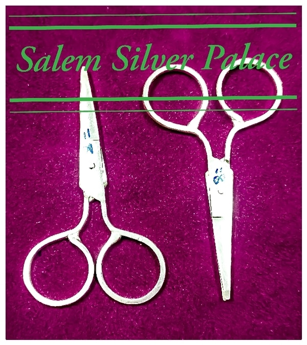Silver Scissors ✂. Silver Fancy articles. For details contactSalem Silver Palace9894353579Silver wholesaleSalemTamilnaduIndia 🇮🇳