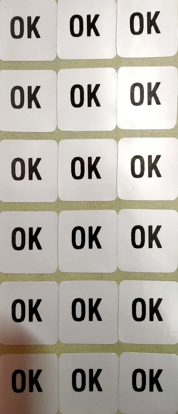 OK LABEL