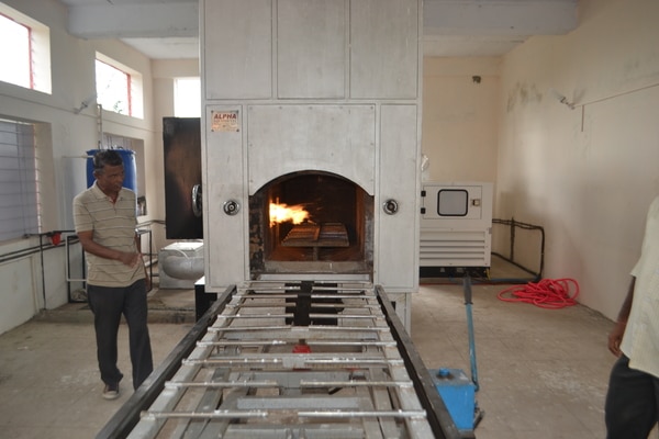 Source of fuel for burners in this Furnace is Diesel. A Diesel Tank of approximately 300 liters is used for uninterrupted operation of the Furnace.