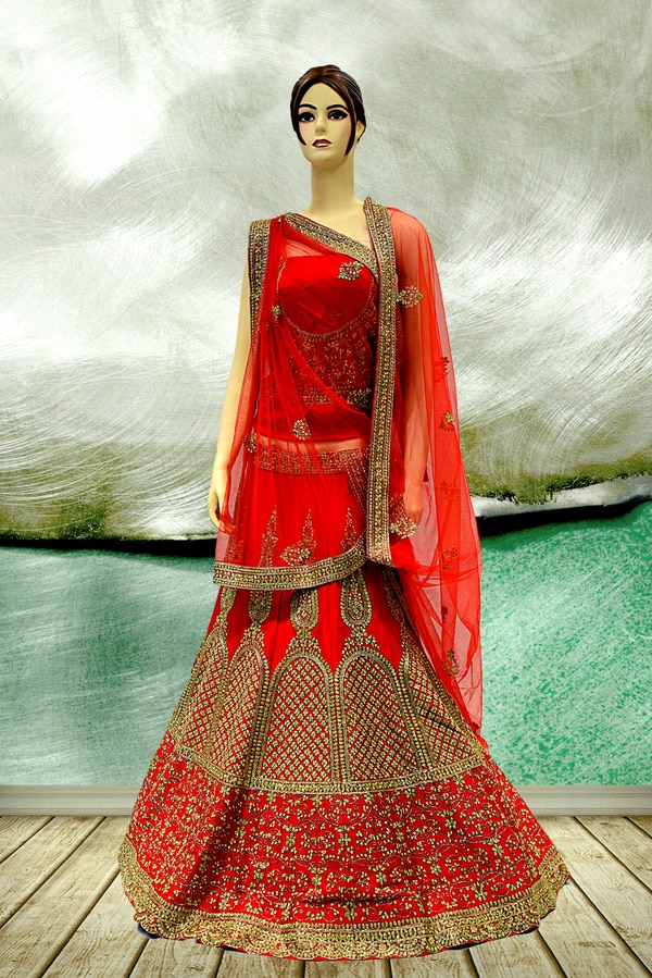 long frock with pattu chunni