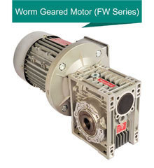 The offered Worm Geared Motor is a single-stage sharp geared motor which is perfectly designed with high-performance worm gearing. It represents the space-saving solution for trouble-free applications in the low torque range as a result of their compact design with low height. Provided product is made by using the best quality metal that has the ability to managed heavy load or harsh temperature impact without any hassle. This Worm Geared Motor is available in different power capacities as per the requirements of our customers.