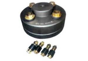 • Simple & compact in construction• Transmits torque through high tensile steel bolts• 26 sizes-power rating from 0.81 kW to 2069 kW at 100 rpmThe function of a flexible coupling is to transmit torque from one shaft to another in cases where limited misalignment may occur and also to absorb shock loads.The Fenner Bush Type Flexible Coupling of the cushioned drive type, transmits the torque through high tensile steel bolts to the machine input shaft. Highly developed rubber compounds are used in bushes to absorb shock loads, torsional vibrations and slight misalignments.Simple and compact in construction, the Fenner Coupling is capable of transmitting high torques at maximum speeds. The flanges are manufactured with cast iron, grade 20 of IS. 210. This type of coupling permits drive in either direction and requires neither lubrication nor adjustment after fitting.The flexible bushes remain unaffected by water. dust and atmospheric conditions.