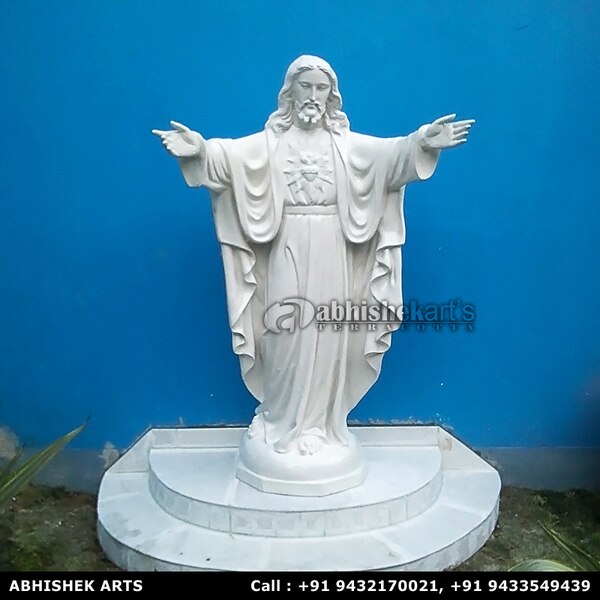 We are one of the leading manufacturer and supplier of Fiberglass Jesus Statue. These fiber statues are made of high grade FRP with weather coated color for long lusting. Height of this jesus statue is 6 feet. We also do customized statues.If you have any query please contact us.