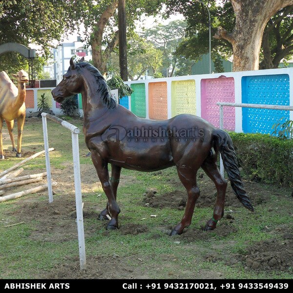 Fiber Horse Statue