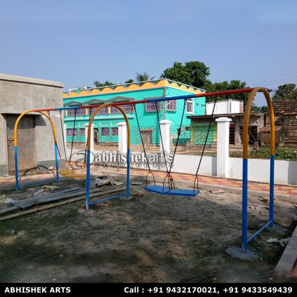 Four seater arch swing