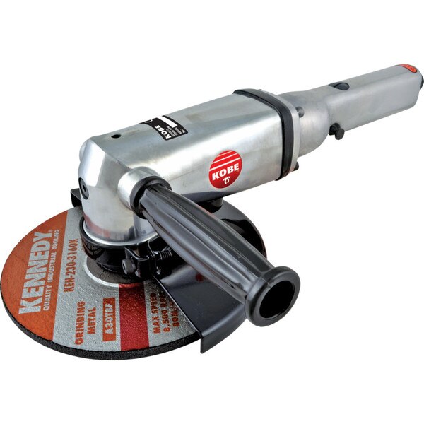 FeaturesSupplied with front exhaust, safety lever throttle, auxiliary side handle and adjustable safety guard. For grinding only. Grinding disc size: 180x6.3x22.2mm.Technical SpecificationAir inlet thread - 1/4