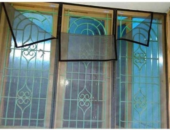 Velcro based mosquito nets for windows
